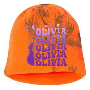 Girl Retro Olivia First Name Personalized Kati - Camo Knit Beanie