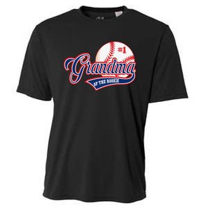 Grandma Rookie of Year 1st Birthday Baseball Theme Matching Cooling Performance Crew T-Shirt