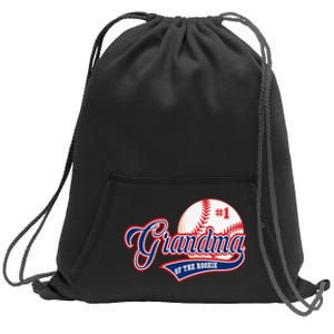 Grandma Rookie of Year 1st Birthday Baseball Theme Matching Sweatshirt Cinch Pack Bag