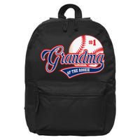 Grandma Rookie of Year 1st Birthday Baseball Theme Matching 16 in Basic Backpack