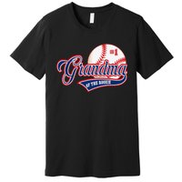 Grandma Rookie of Year 1st Birthday Baseball Theme Matching Premium T-Shirt