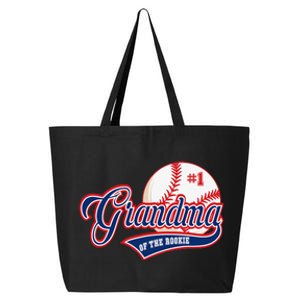 Grandma Rookie of Year 1st Birthday Baseball Theme Matching 25L Jumbo Tote