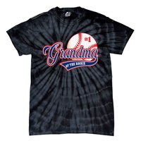 Grandma Rookie of Year 1st Birthday Baseball Theme Matching Tie-Dye T-Shirt