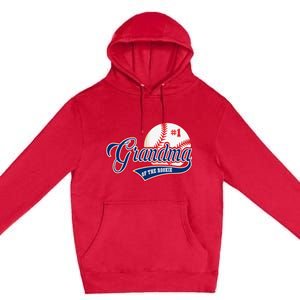 Grandma Rookie of Year 1st Birthday Baseball Theme Matching Premium Pullover Hoodie