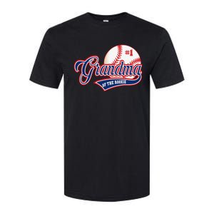 Grandma Rookie of Year 1st Birthday Baseball Theme Matching Softstyle CVC T-Shirt