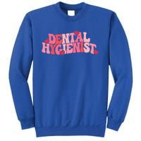 Groovy Retro One Loved Dental Hygienist Happy Valentines Day Gift Sweatshirt