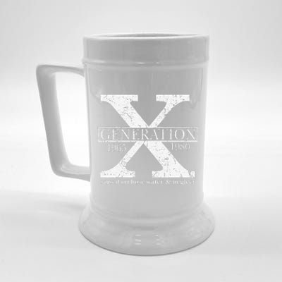 Genx Raised On Hose Water And Neglect Humor Beer Stein