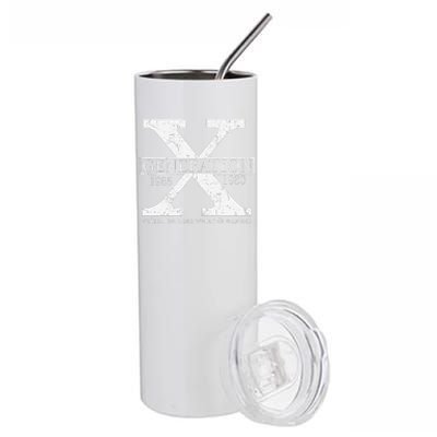 Genx Raised On Hose Water And Neglect Humor Stainless Steel Tumbler