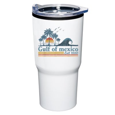 Gulf Retro Of Mexico Est 1550 Retro Vintage Beach Tumbler
