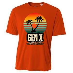 Genx Raised On Hose Water And Neglect Cooling Performance Crew T-Shirt