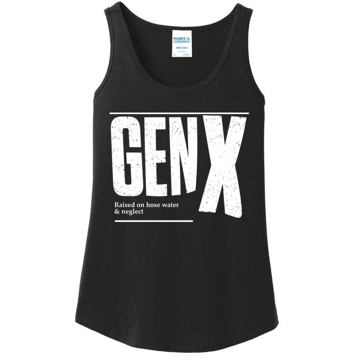 Genx Raised On Hose Water Neglect Ladies Essential Tank