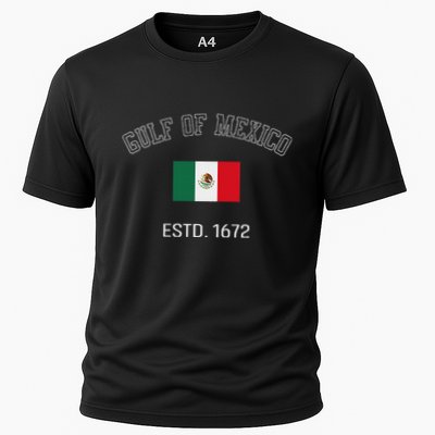 Gulf Retro Of Mexico Forever Estd 1672 Mexican Flag Gulf Performance Shirt
