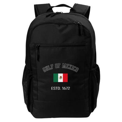 Gulf Retro Of Mexico Forever Estd 1672 Mexican Flag Gulf Backpack