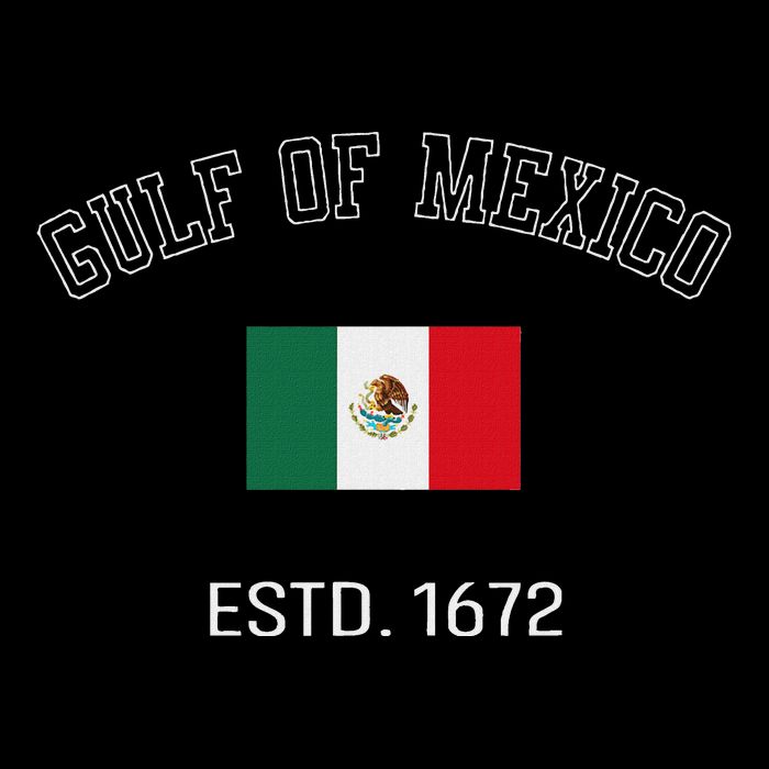 Gulf Retro Of Mexico Forever Estd 1672 Mexican Flag Gulf Sustainable Bucket Hat