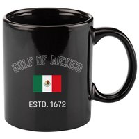 Gulf Retro Of Mexico Forever Estd 1672 Mexican Flag Gulf 11oz C Handle Ceramic Mug