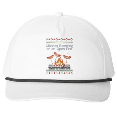 Glizzies Roasting On An Open Fire Tacky Snapback Five-Panel Rope Hat