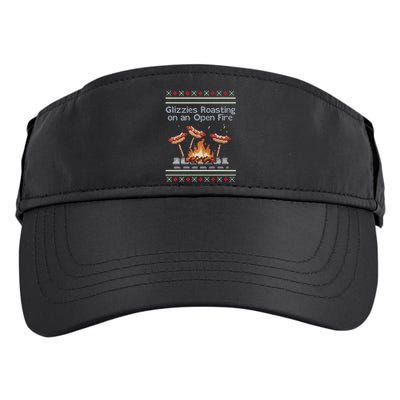 Glizzies Roasting On An Open Fire Tacky Adult Drive Performance Visor