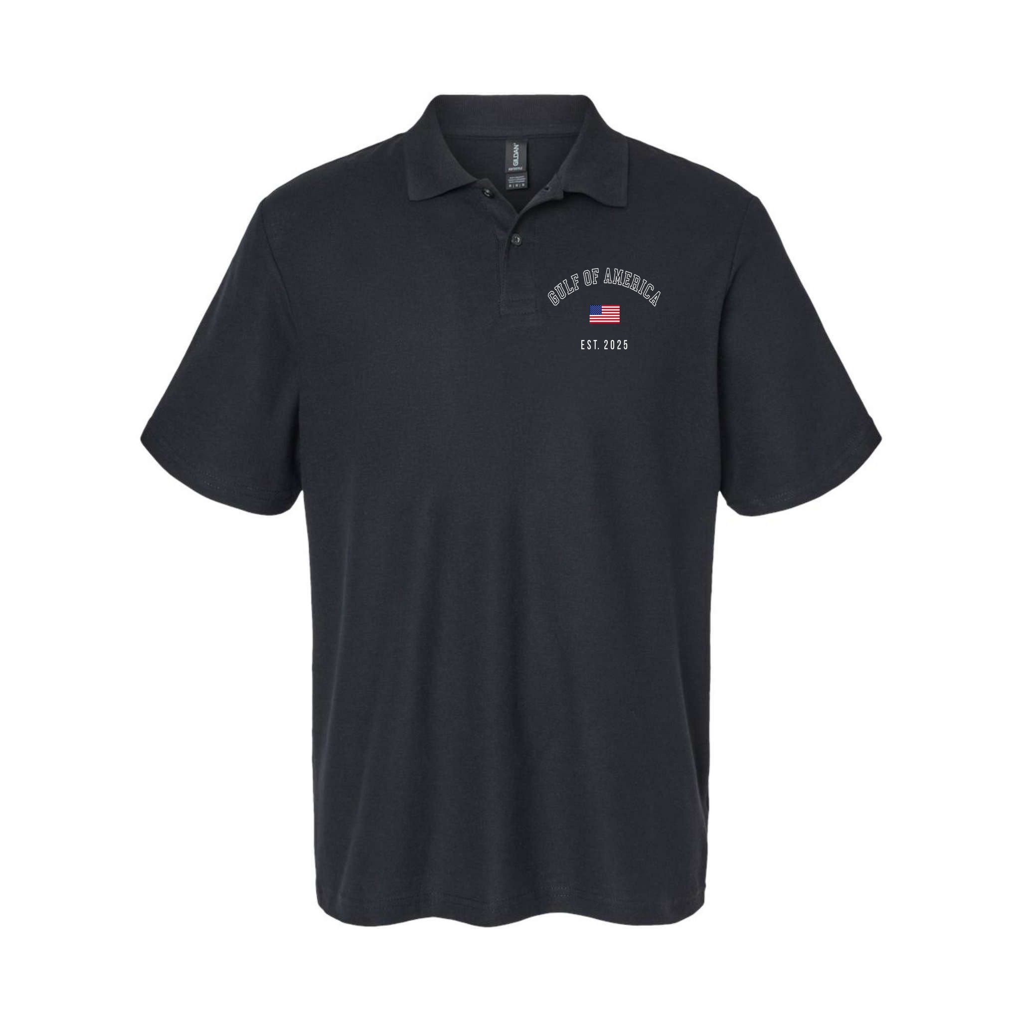 Gulf Retro Of America Est 2025 Usa American Flag Polo