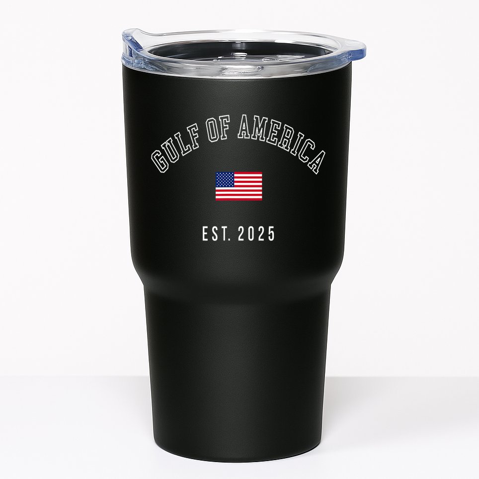 Gulf Retro Of America Est 2025 Usa American Flag Tumbler