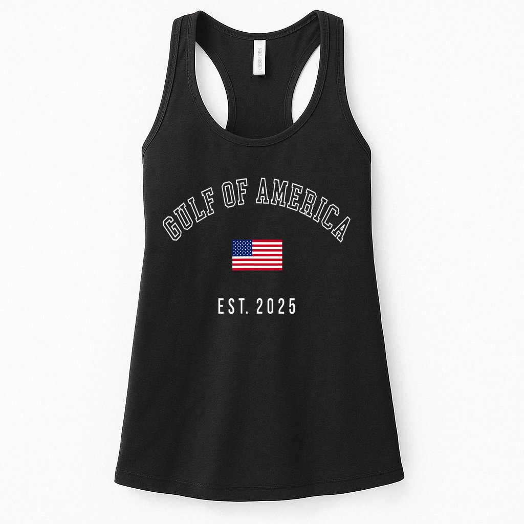 Gulf Retro Of America Est 2025 Usa American Flag Womens Tank Top