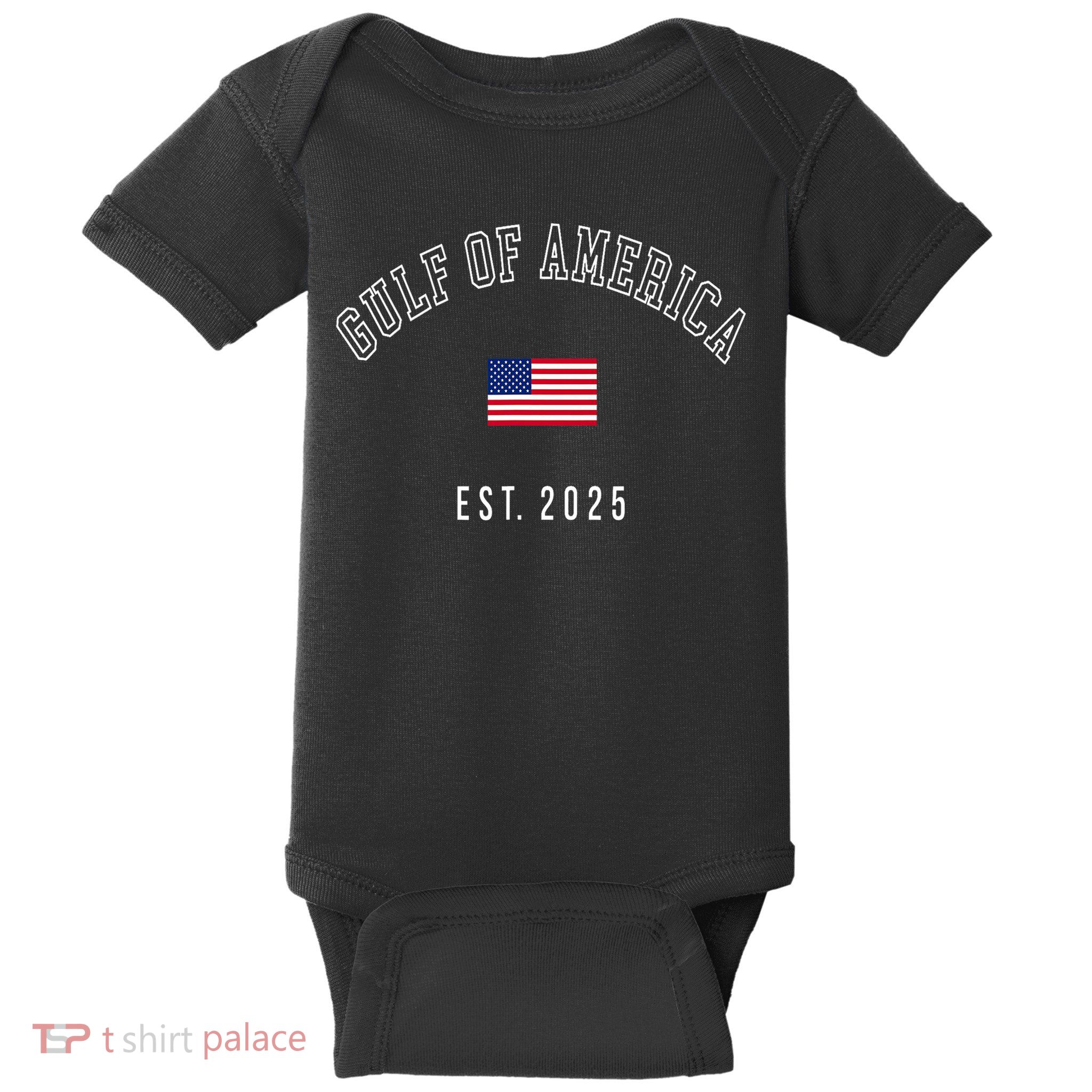 Gulf Retro Of America Est 2025 Usa American Flag Baby Bodysuit