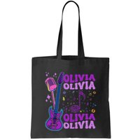 Girl Retro Olivia First Name Personalized Groovy 80S Bag