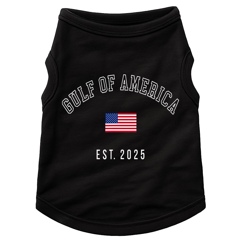 Gulf Retro Of America Est 2025 Usa American Flag Doggie Tank