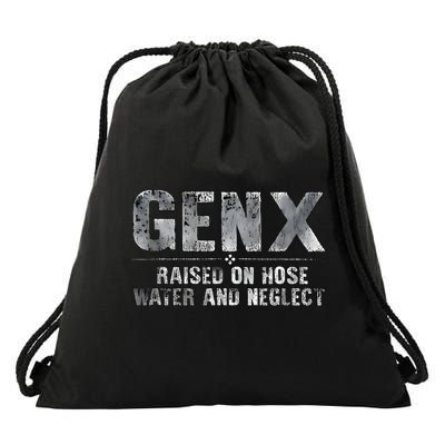 genx raised on hose water and neglect Drawstring Bag