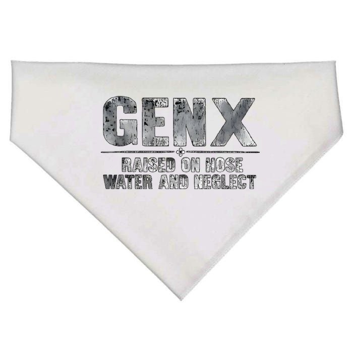 Genx Raised On Hose Water And Neglect USA-Made Doggie Bandana