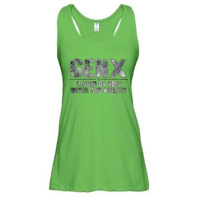 Genx Raised On Hose Water And Neglect Ladies Essential Flowy Tank