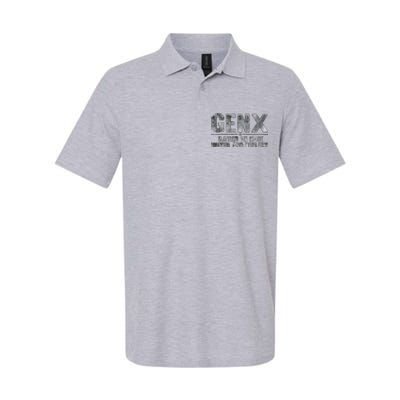 Genx Raised On Hose Water And Neglect Softstyle Adult Sport Polo