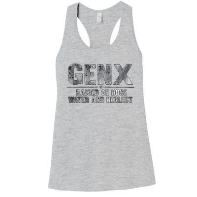 Genx Raised On Hose Water And Neglect Women's Racerback Tank