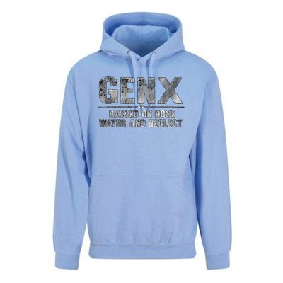 Genx Raised On Hose Water And Neglect Unisex Surf Hoodie