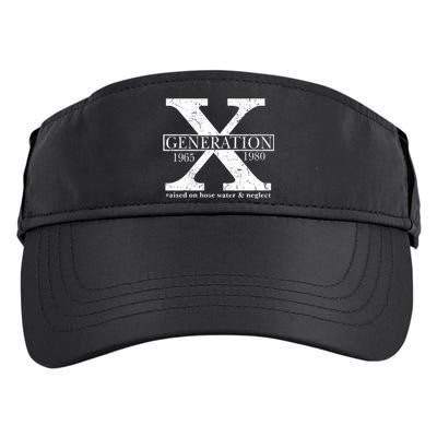 Genx Raised On Hose Water And Neglect Humor Adult Drive Performance Visor