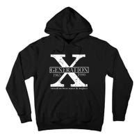 Genx Raised On Hose Water And Neglect Humor Tall Hoodie