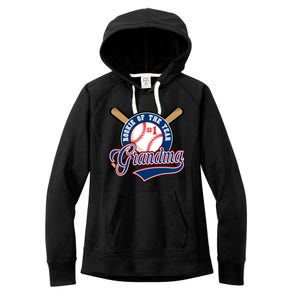 Grandma Rookie of Year 1st Birthday Baseball Theme Matching Women's Fleece Hoodie