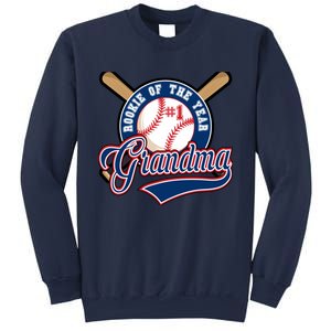 Grandma Rookie of Year 1st Birthday Baseball Theme Matching Sweatshirt