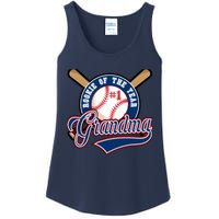 Grandma Rookie of Year 1st Birthday Baseball Theme Matching Ladies Essential Tank