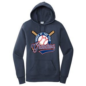 Grandma Rookie of Year 1st Birthday Baseball Theme Matching Women's Pullover Hoodie