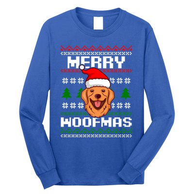 Golden Retriever Owner Ugly Christmas Dog Lover Meaningful Gift Long Sleeve Shirt