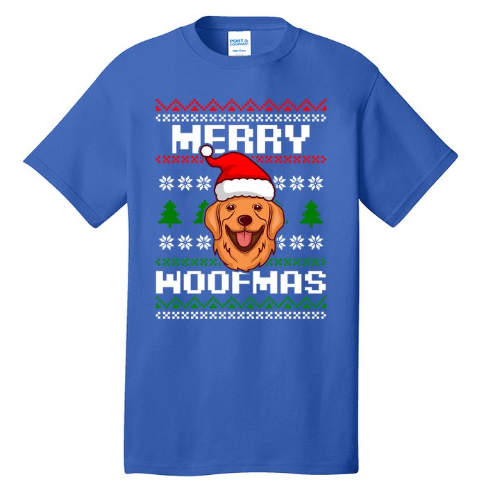 Golden Retriever Owner Ugly Christmas Dog Lover Meaningful Gift Tall T-Shirt