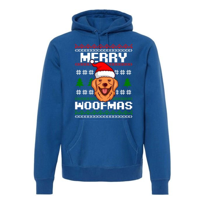 Golden Retriever Owner Ugly Christmas Dog Lover Meaningful Gift Premium Hoodie