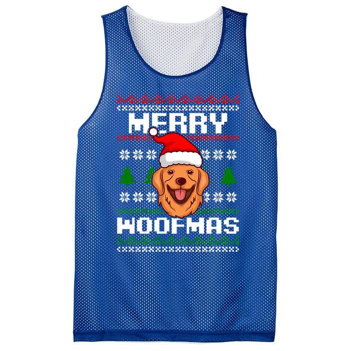 Golden Retriever Owner Ugly Christmas Dog Lover Meaningful Gift Mesh Reversible Basketball Jersey Tank