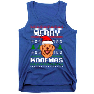 Golden Retriever Owner Ugly Christmas Dog Lover Meaningful Gift Tank Top