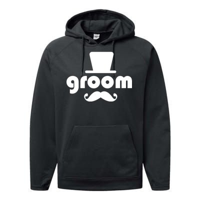 Groom Bachelor Party Performance Fleece Hoodie