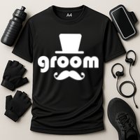 Groom Bachelor Party Cooling Performance Crew T-Shirt
