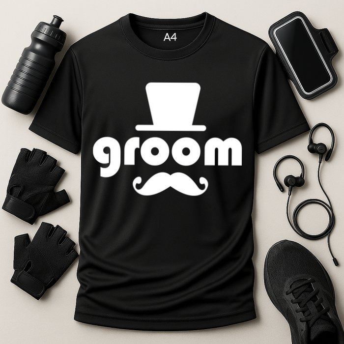 Groom Bachelor Party Cooling Performance Crew T-Shirt