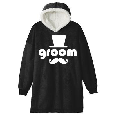 Groom Bachelor Party Hooded Wearable Blanket