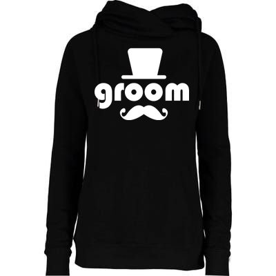 Groom Bachelor Party Womens Funnel Neck Pullover Hood