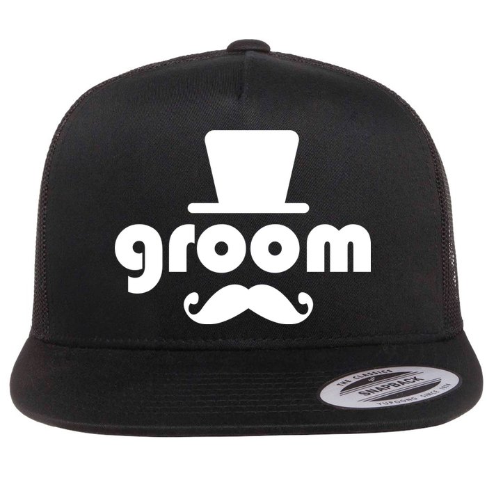 Groom Bachelor Party Flat Bill Trucker Hat